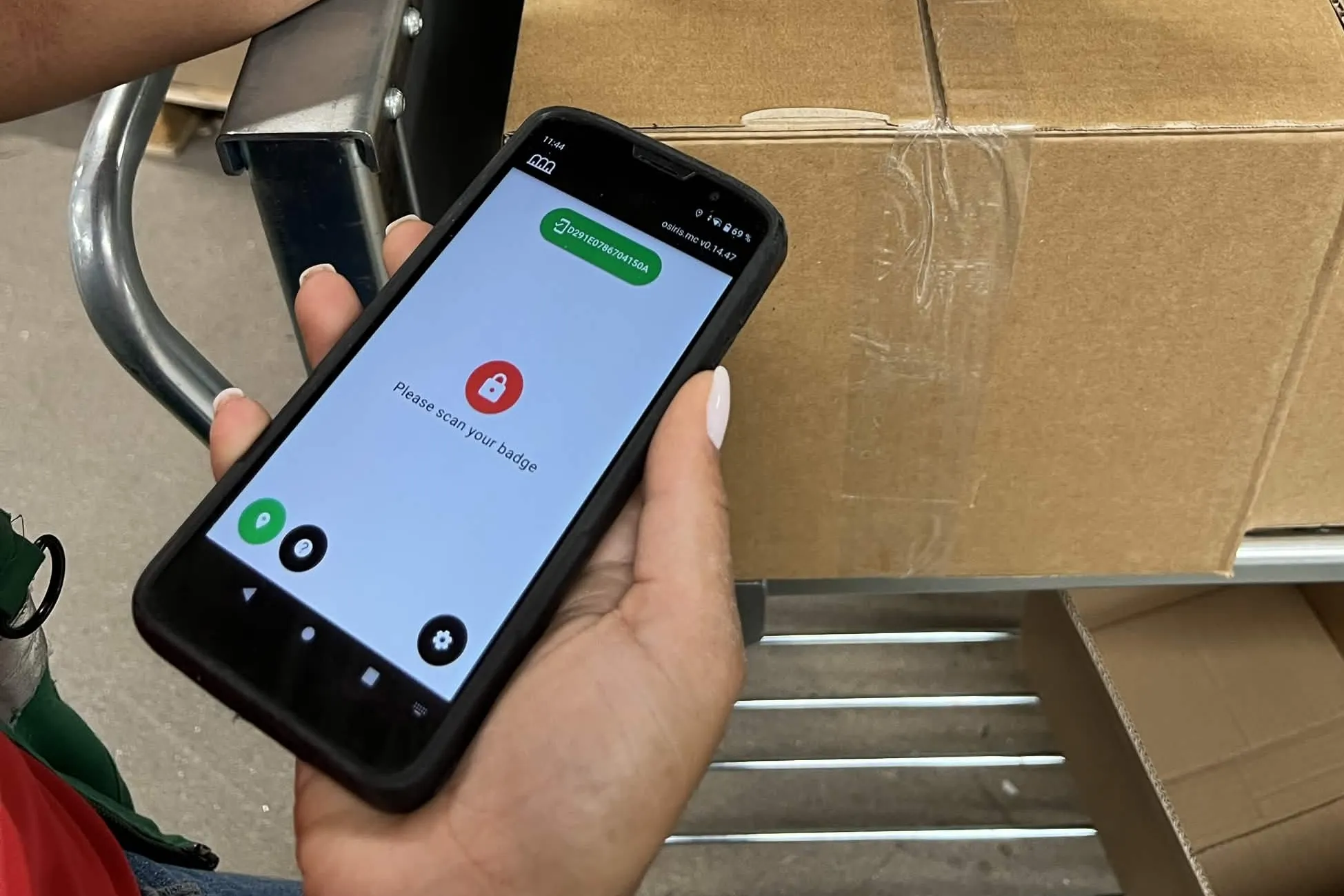 Handheld terminals for real warehouse operations